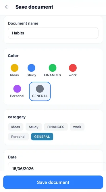 Tag and categorize